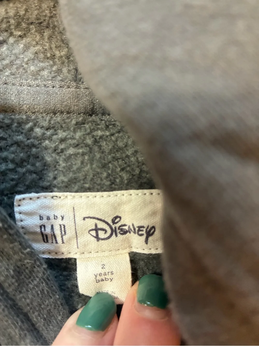 Gap 2T Disney Mickey & Friends Sweatshirt Hoodie